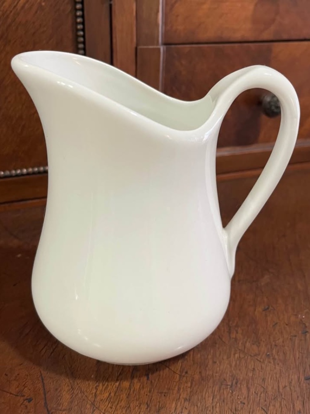 Vintage Pillivuyt France White Porcelain Small Pitcher